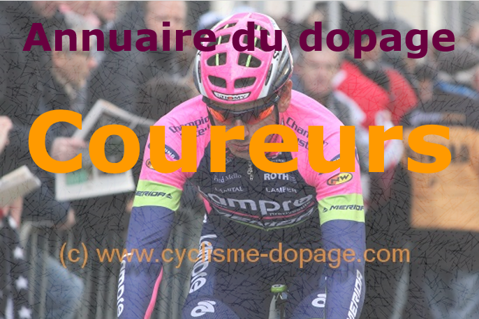 Annuaire du dopage par coureur