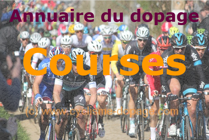 Annuaire du dopage par course