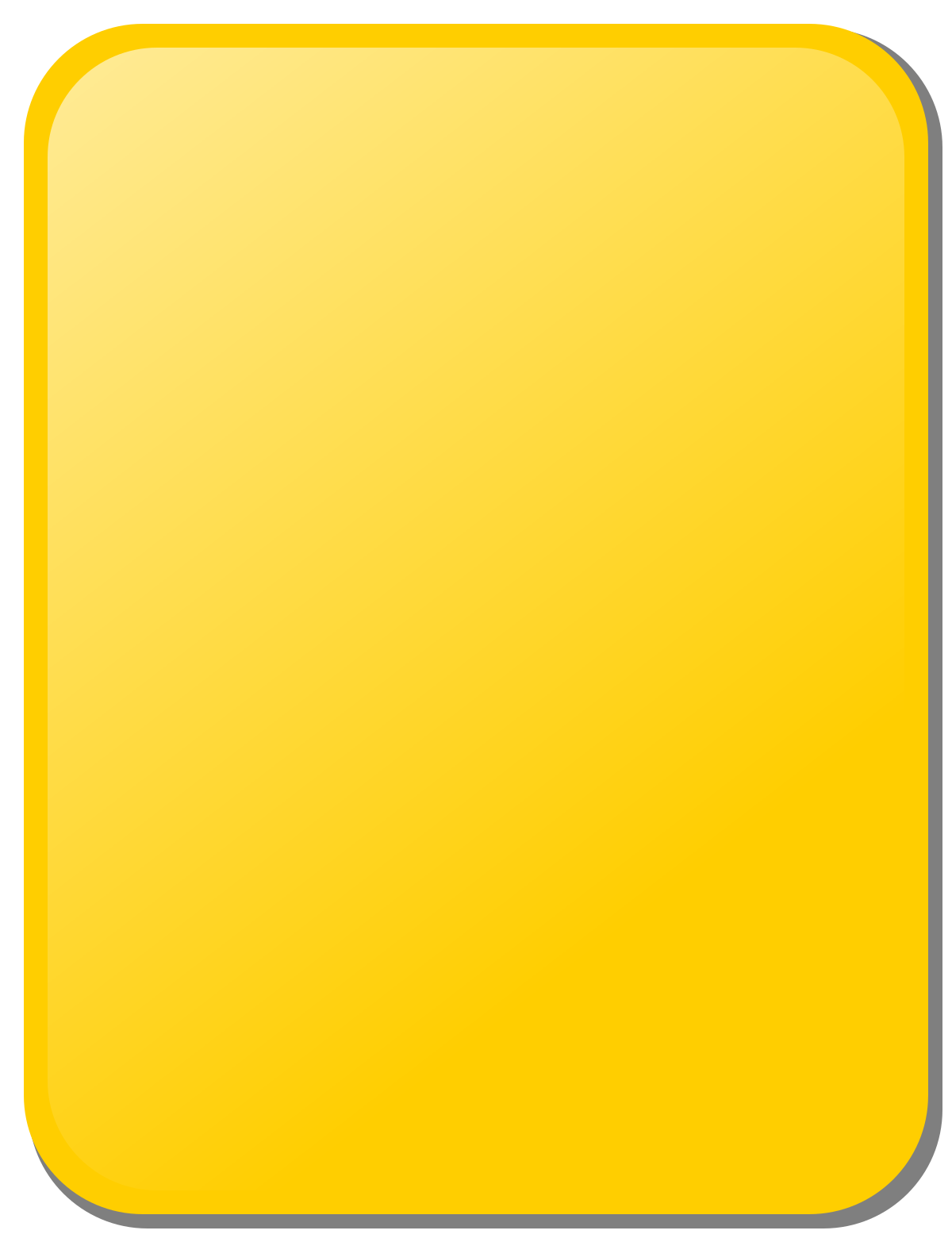 Carton jaune