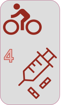 Coureurs épinglés : 4