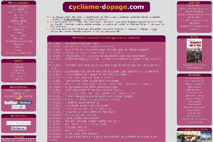cyclisme-dopage.com - Le lexique du dopage